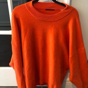 Tahari orange sweater